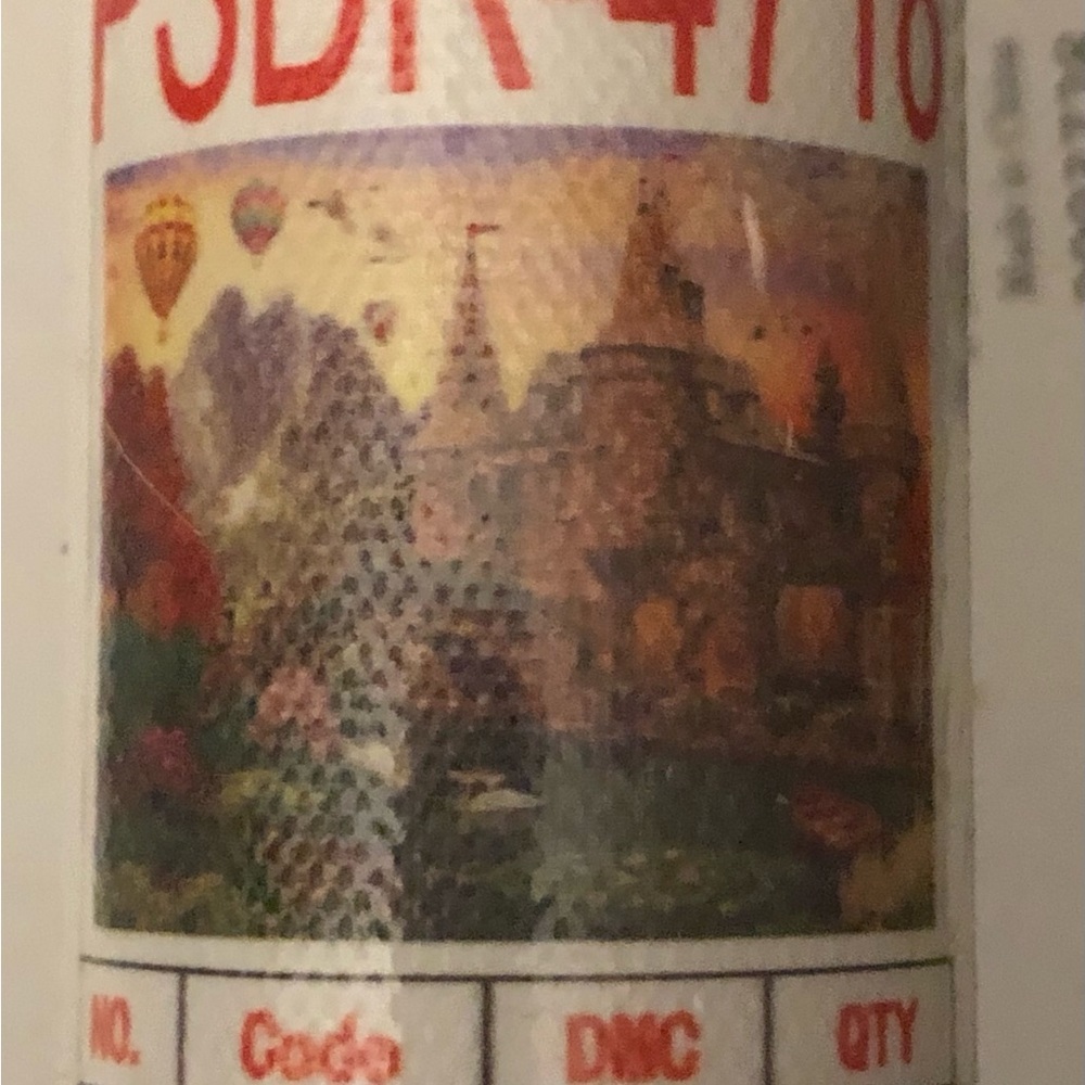 Paint with Diamonds Kit Colorful Castle with Hot Air Balloons 80x60cm